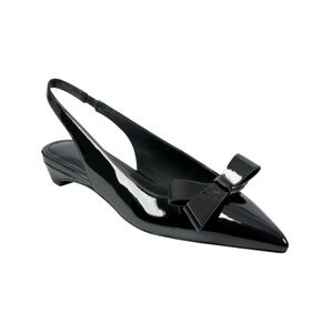 Marc Fisher Women's Kerrey Slingback Pointy Toe Dress Flats - Black Patent